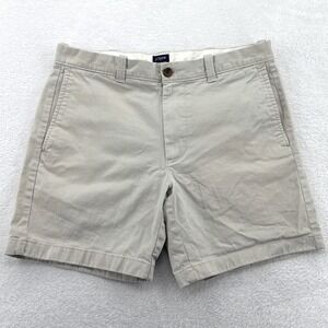 J.Crew Women Shorts 32 Khaki Tan 7" Inseam Chino Twill Casual Classic